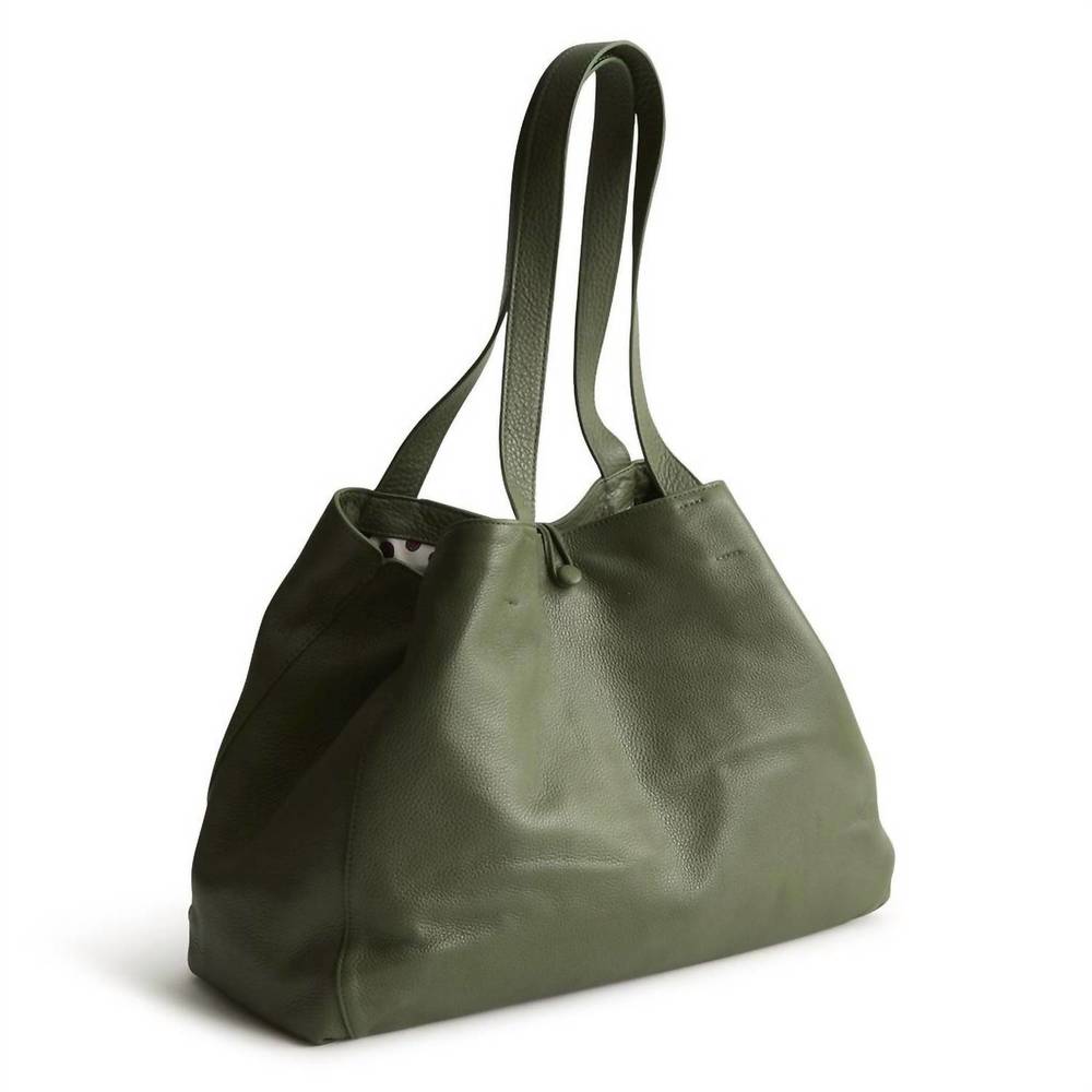 NEW VERA BRADLEY women's hathaway tote bag in bronze green - Picture 2 of 5